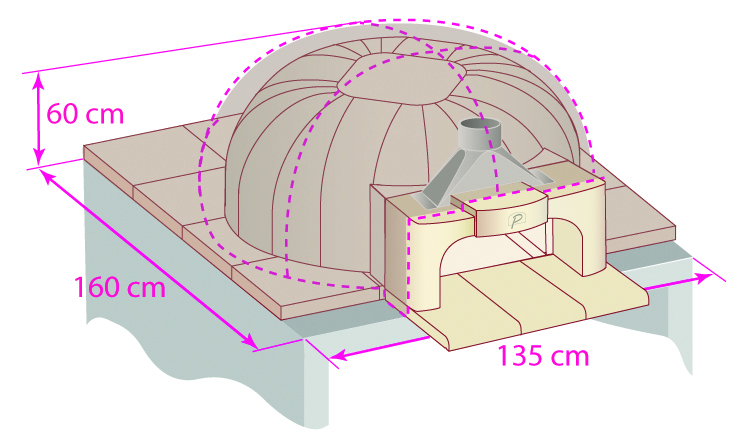 Four à bois le Panyol diamètre 83 formule standard