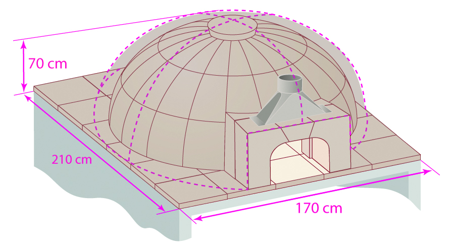 Four à bois le Panyol diamètre 83 formule standard