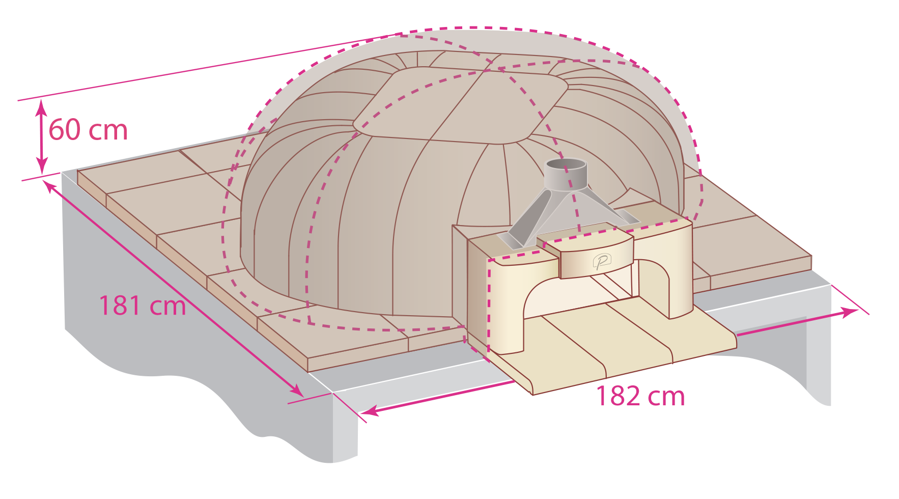 Thermomètre à Sonde Capillaire pour Four à Bois, Pizza, Pain - Le Panyol